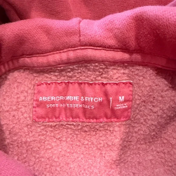 Never worn Men’s Abercrombie and Fitch oversized Cozy Pink Hoodie - Picture 2 of 3